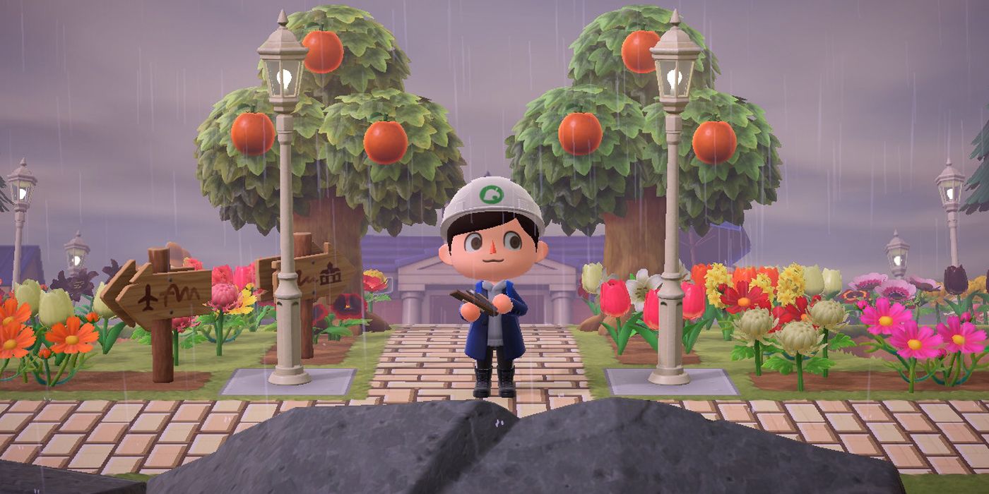 featured image animal crossing player standing on path