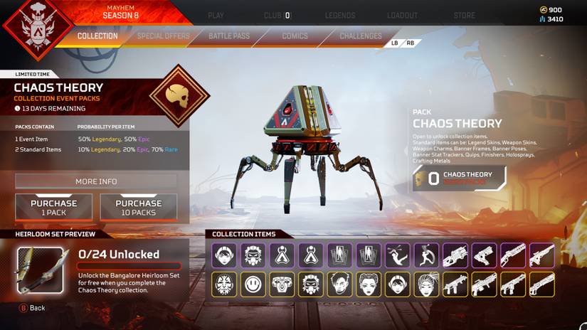 special event cosmetic rewards splash page