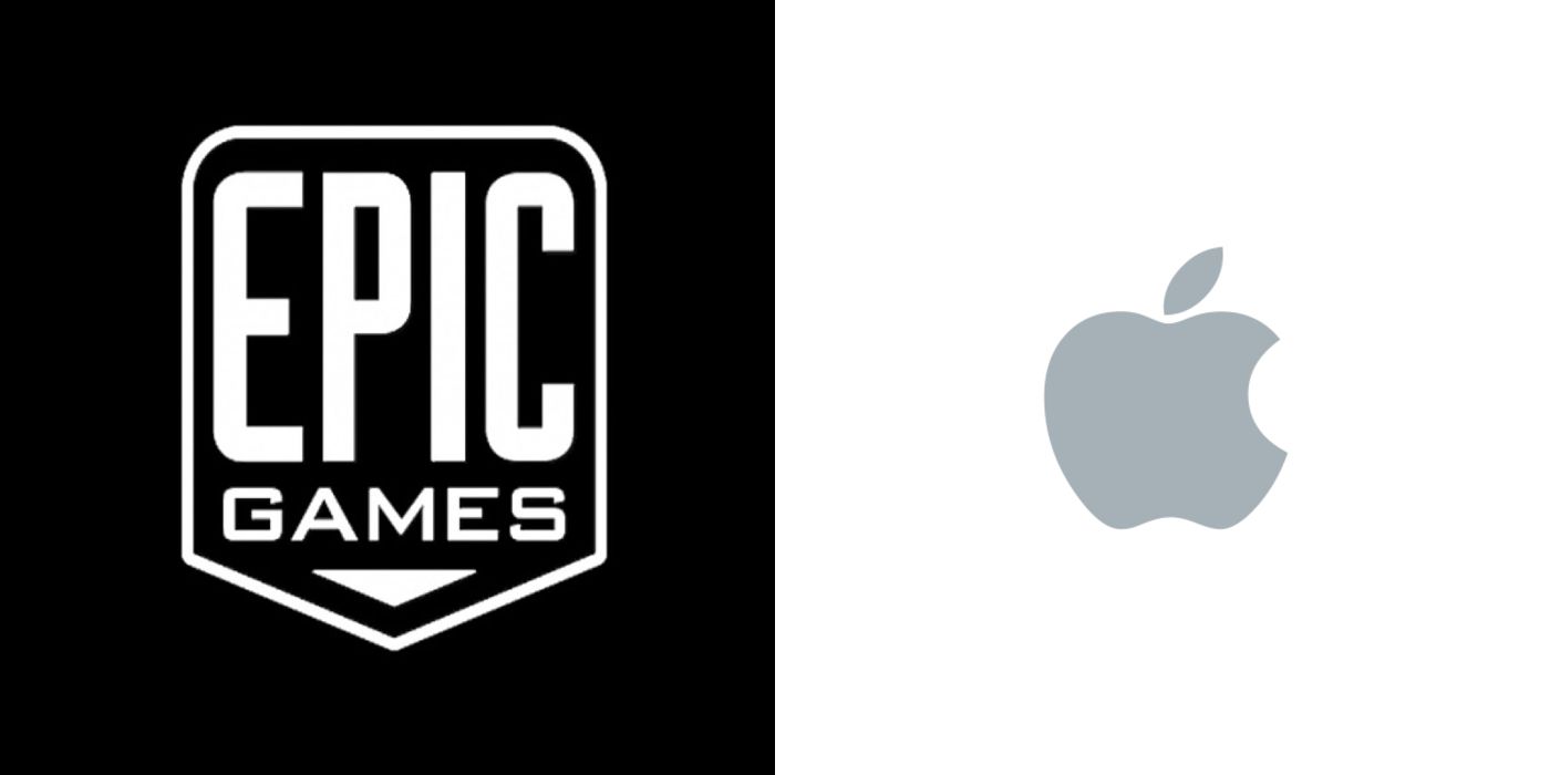 apple and epic logos