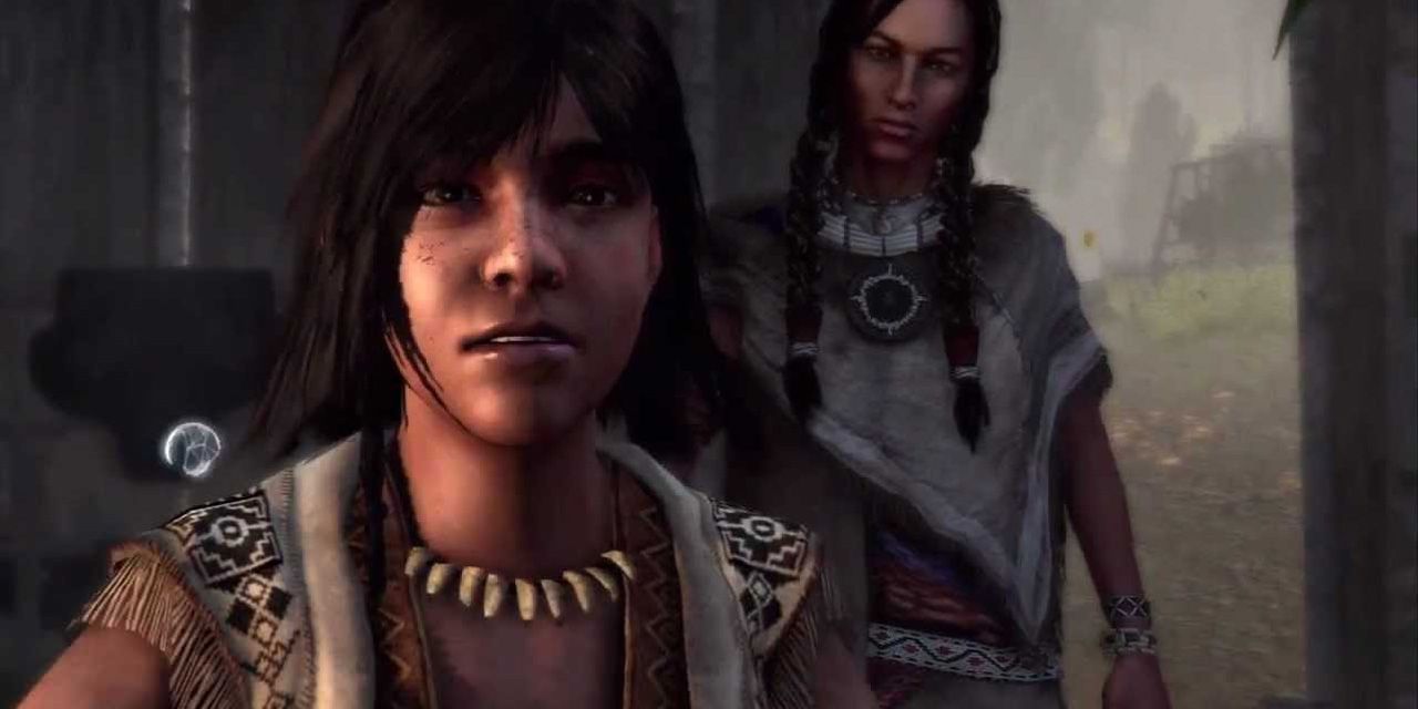 A young Connor in Assassin's Creed 3