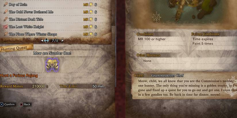 quest posting mew are number one