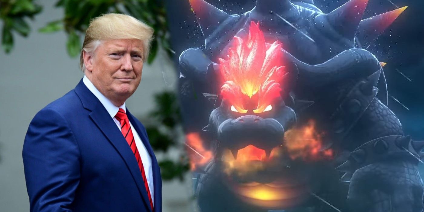 donald trump impersonator on bowser's fury