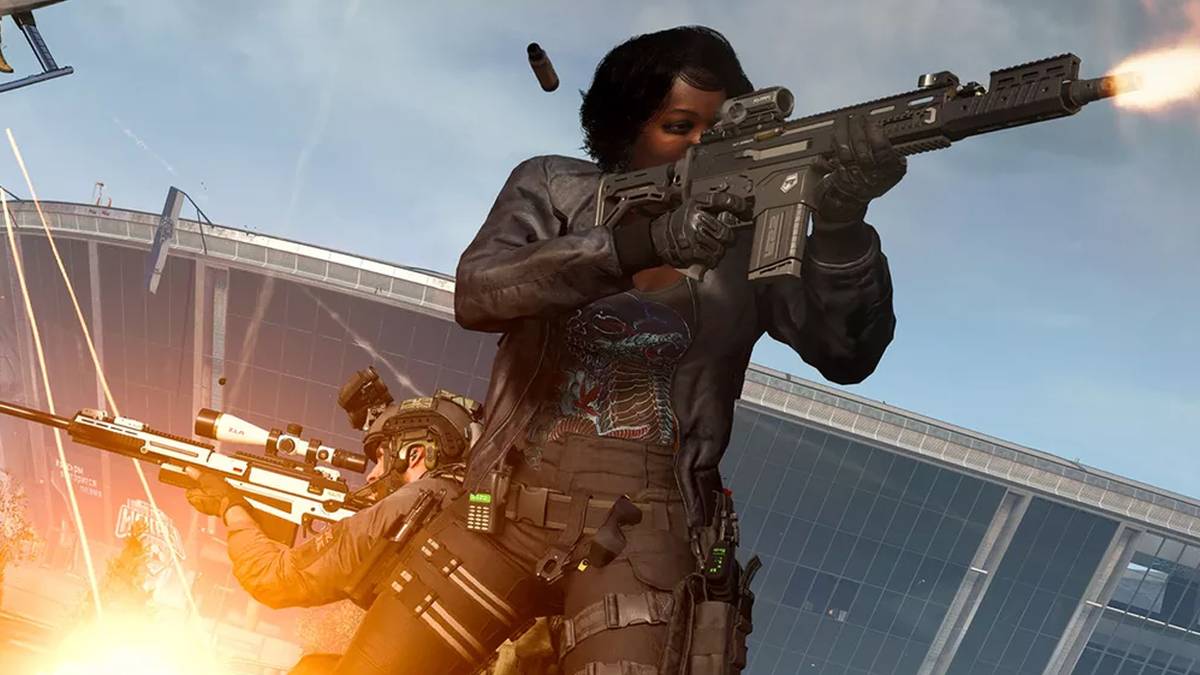 warzone operators in front of Stadium