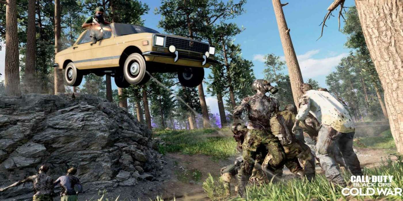 cold war outbreak car jump zombies cod