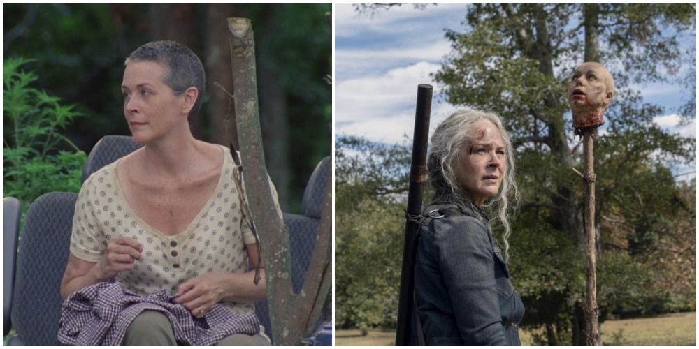 carol walking dead development