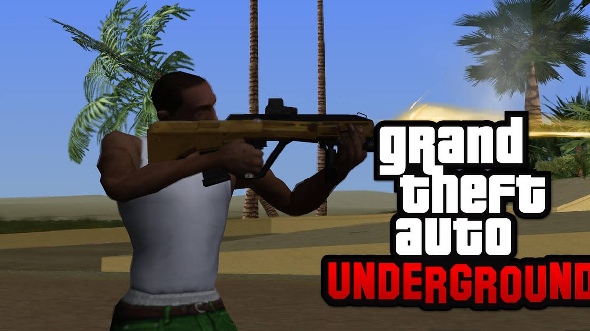 CJ in Vice City in GTA Underground