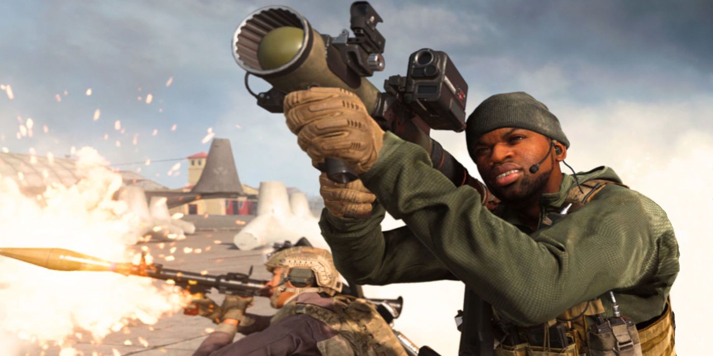 cod warzone players back to back with launchers