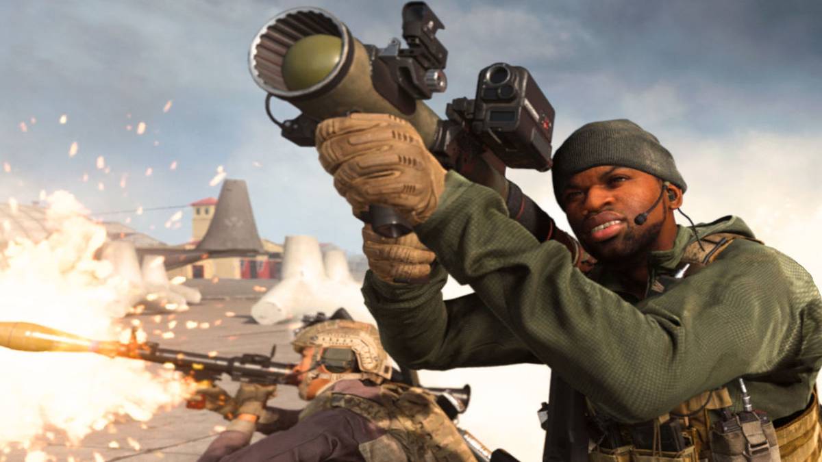 cod warzone players back to back with launchers