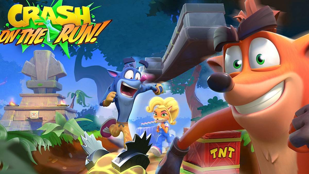 Artwork for Crash Bandicoot: on The Run.