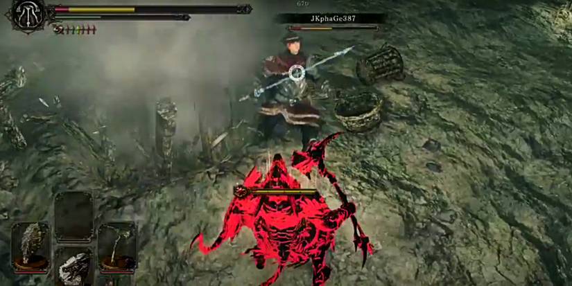 invader using a dragon hammer.