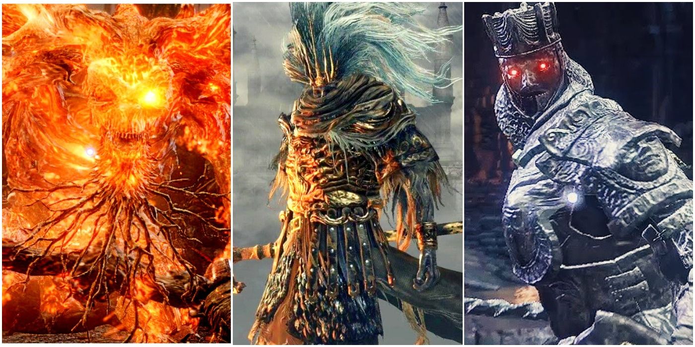 old demon king, nameless king, and champion gundyr.