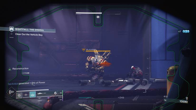 special cabal colossus target in land tank vehicle bay