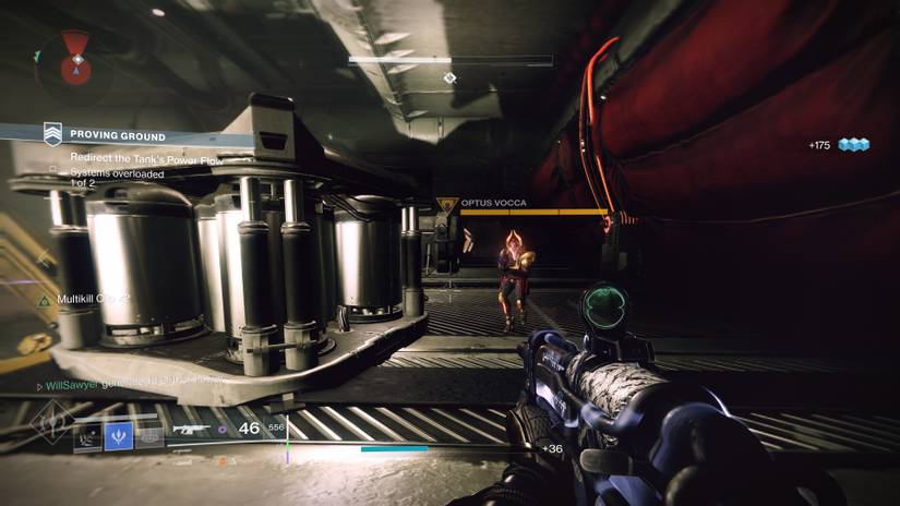 high value target cabal psion in maintenance area of proving ground strike