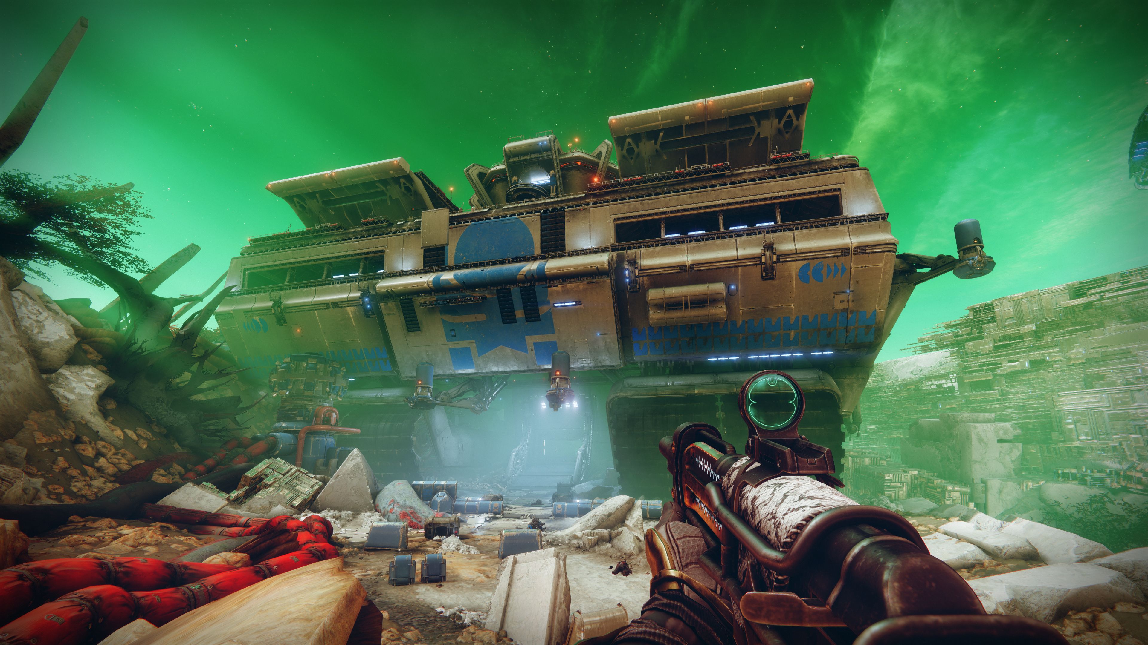 new strike mission in destiny 2 giant cabal vehicle