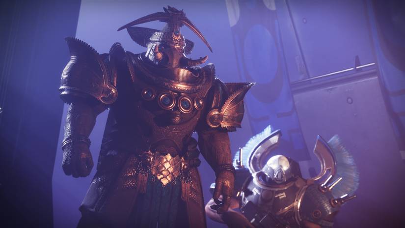 leader of cabal faction daughter of emperor calus standing with guard