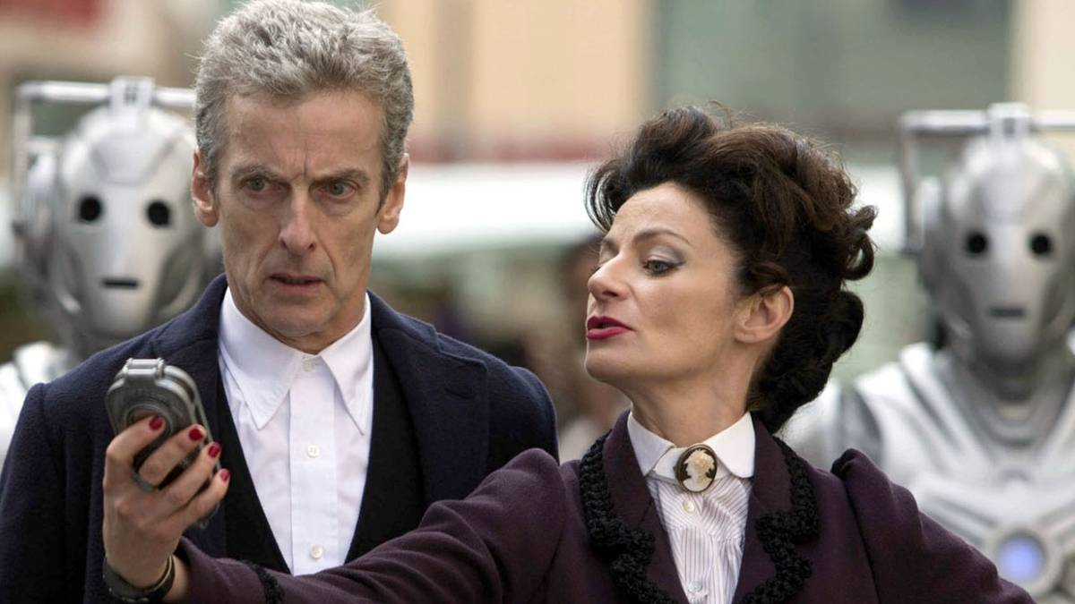 Doom Patrol Peter Capaldi and Michelle Gomez in Doctor Who