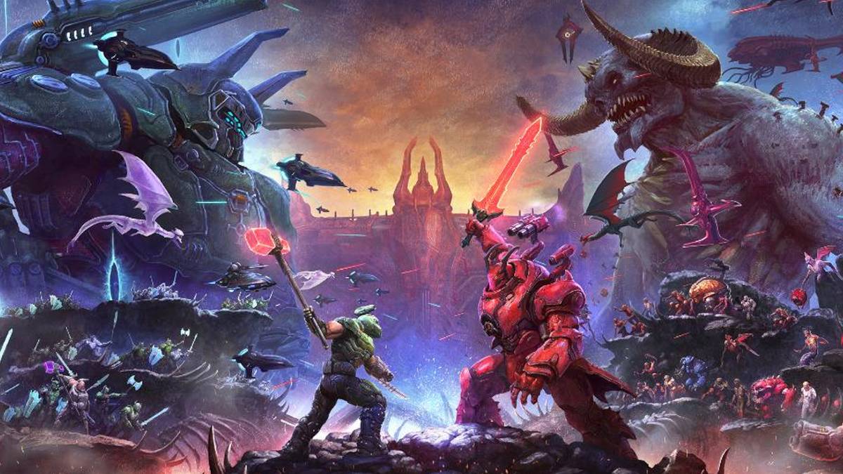 doom eternal ancient gods part 2 key art