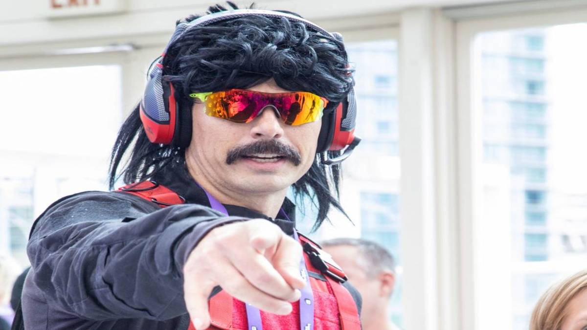 dr disrespect points finger