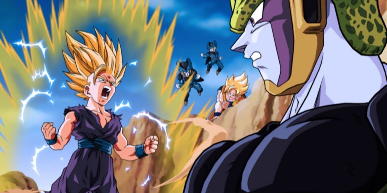Goku pushed Gohan into fighting Cell (Dragon Ball Z)