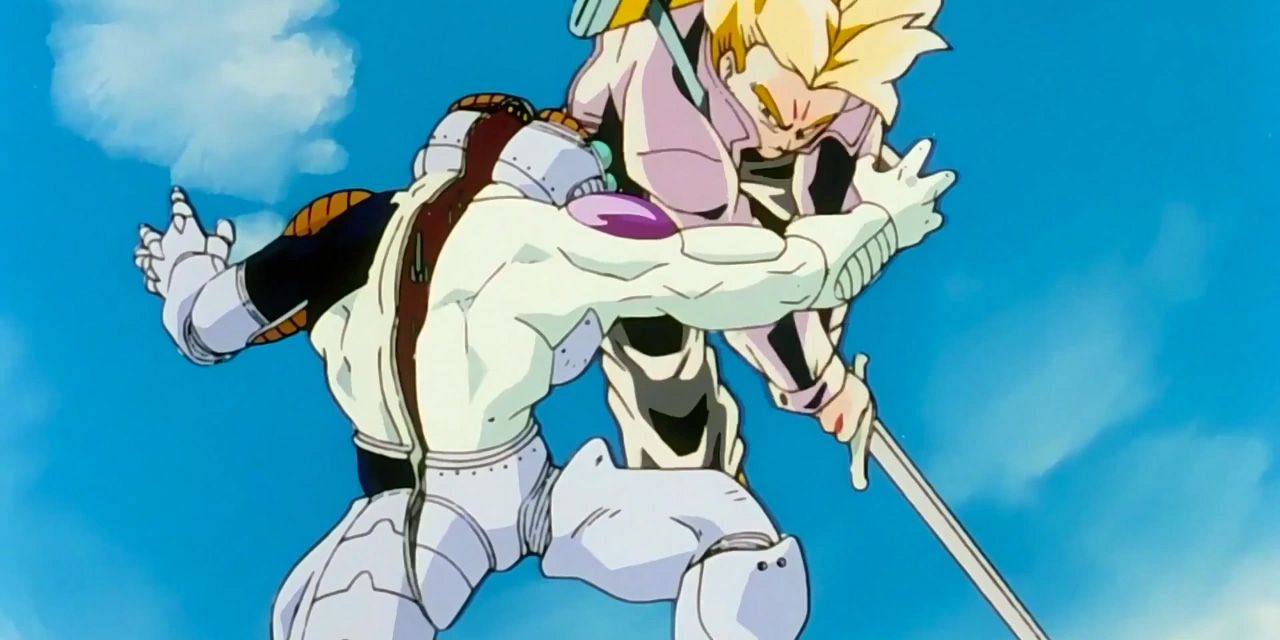 Future Trunks defeated Frieza on earth (Dragon Ball Z)