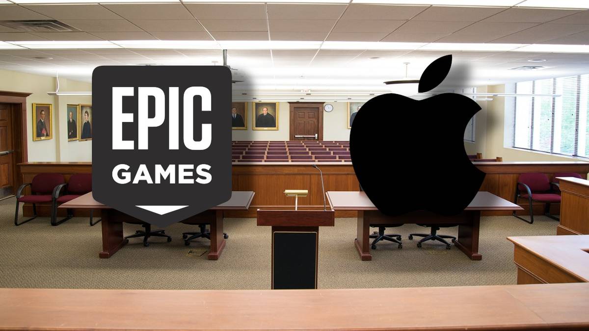 epic games apple courtoom logos
