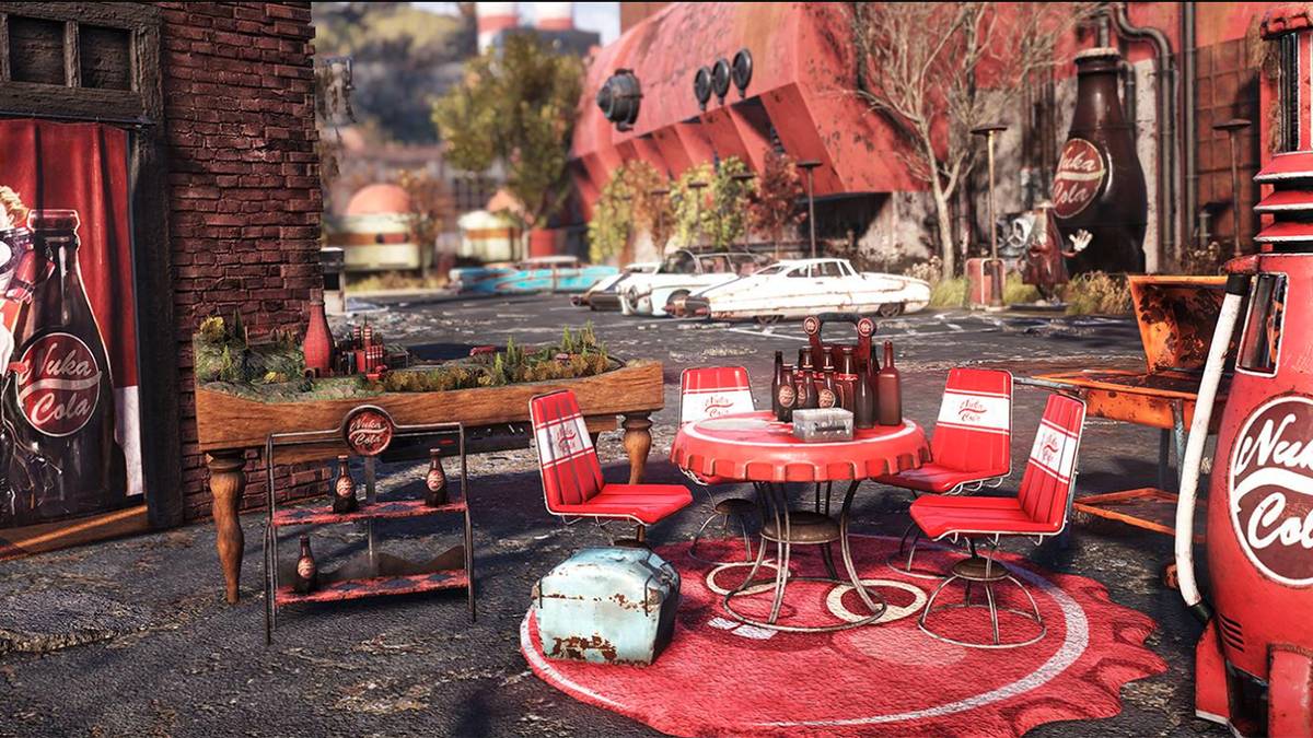 Fallout 75 Nuka Cola decorations