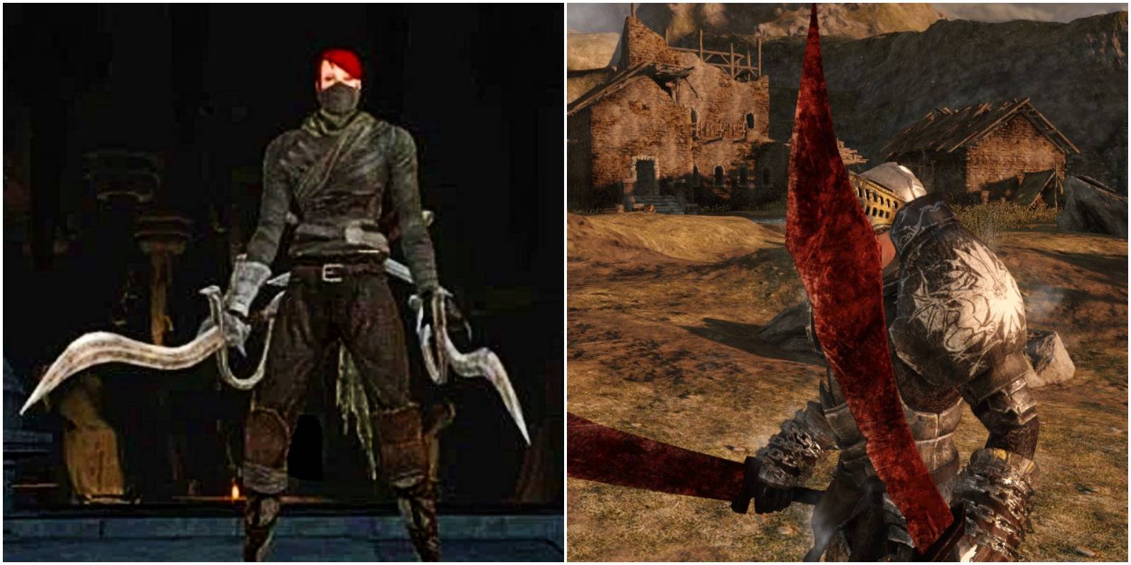 warped sword and red rust scimitar.