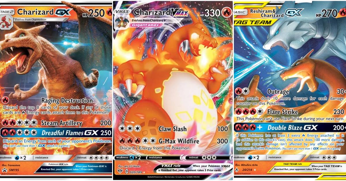 Pokemon TCG: The 5 Newest Charizard Cards & What They Do Pokemon TCG: The 5 Newest Charizard Cards & What They Do