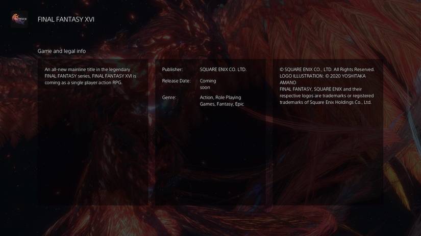 final fantasy 16 release date playstation store