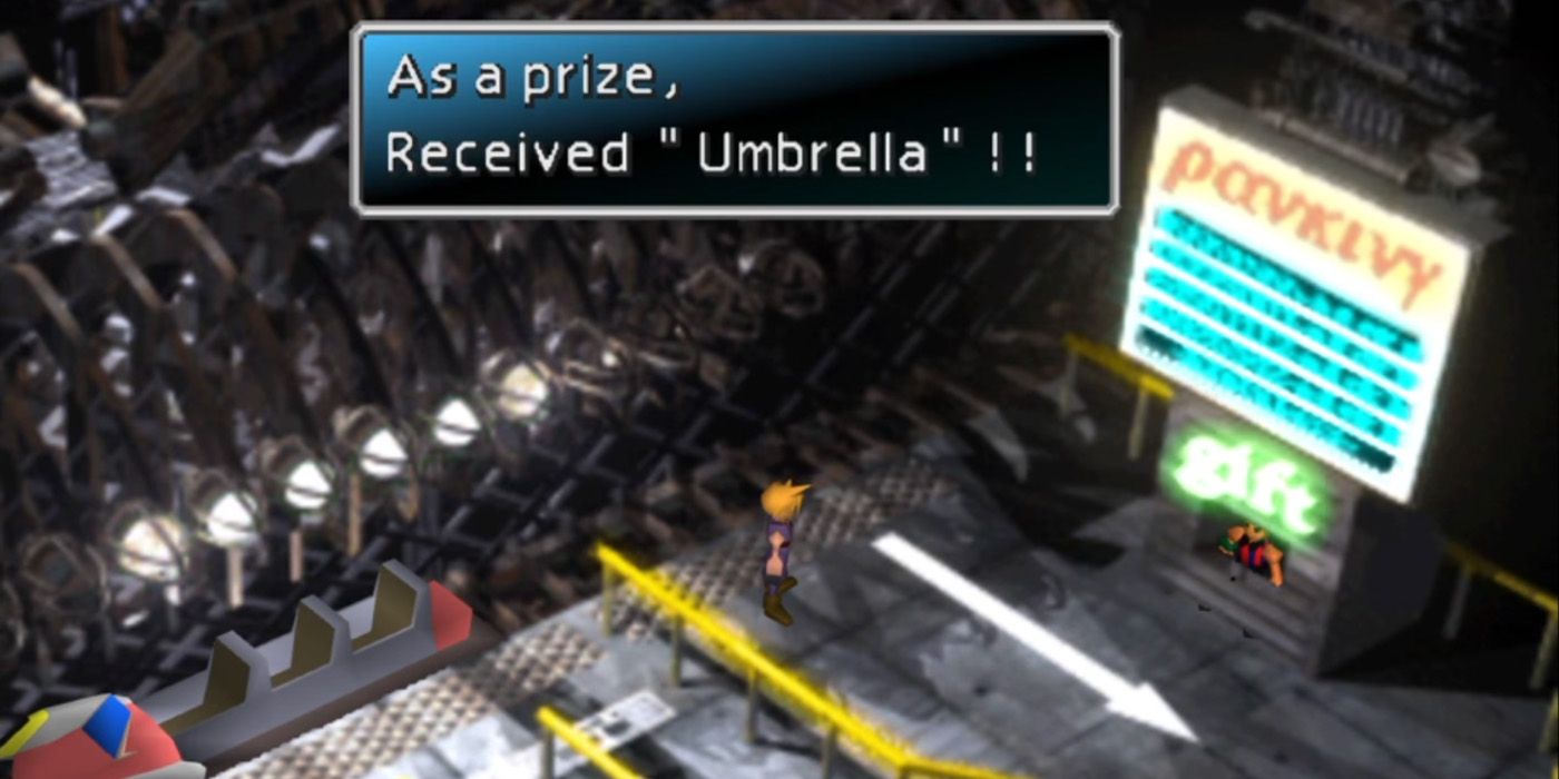 Obtaining Aerith's Umbrella (Final Fantasy VII)