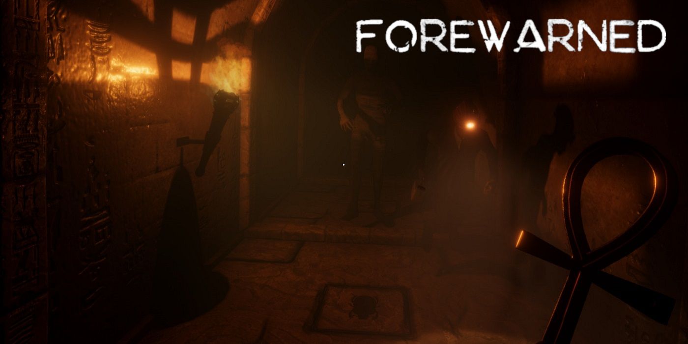 Screenshot of a tomb in new horror game Forewarned