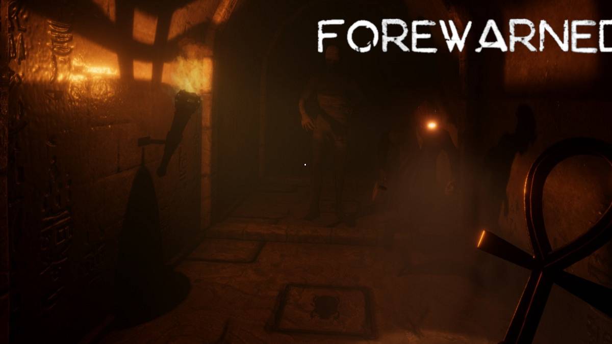 Screenshot of a tomb in new horror game Forewarned