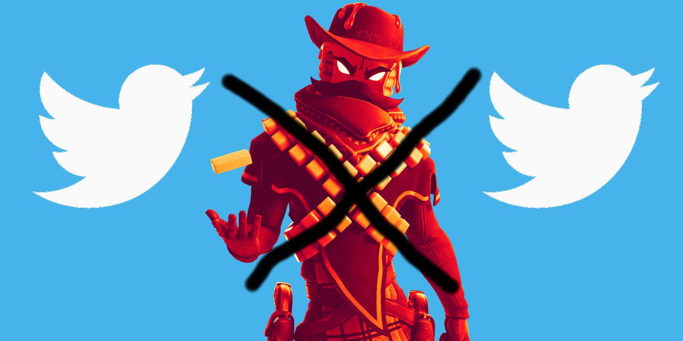 fortnite banned player tournament tweet