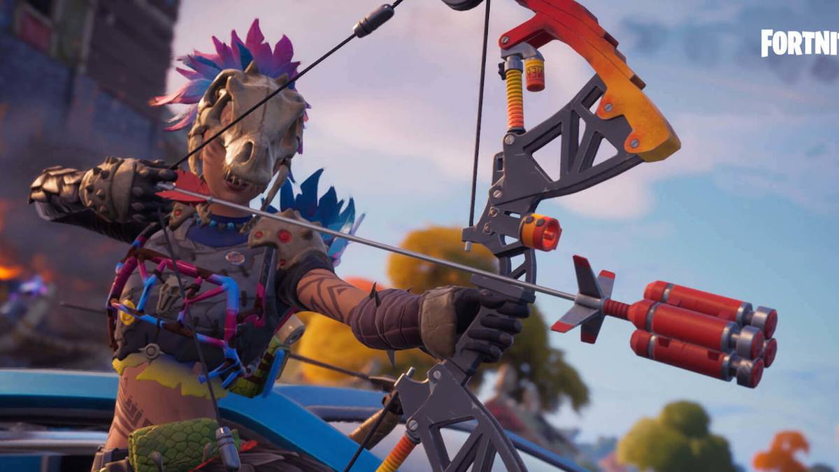 fortnite headshot with a bow