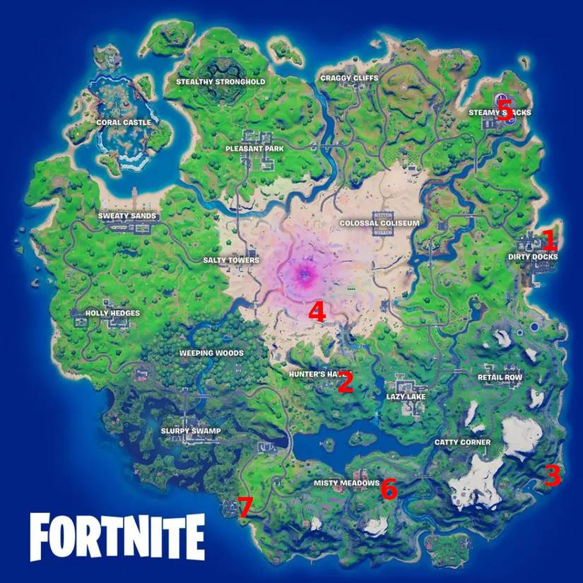 fortnite hire npc map