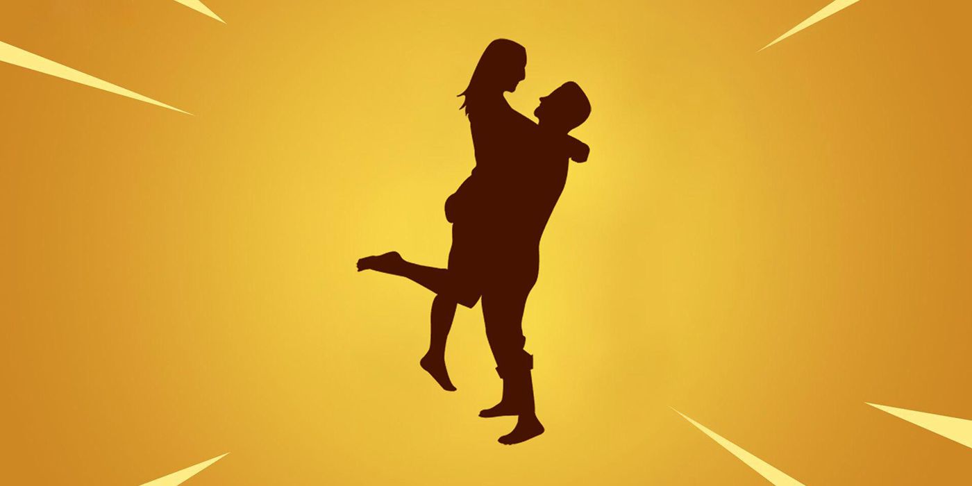 fortnite silhouette two characters hugging