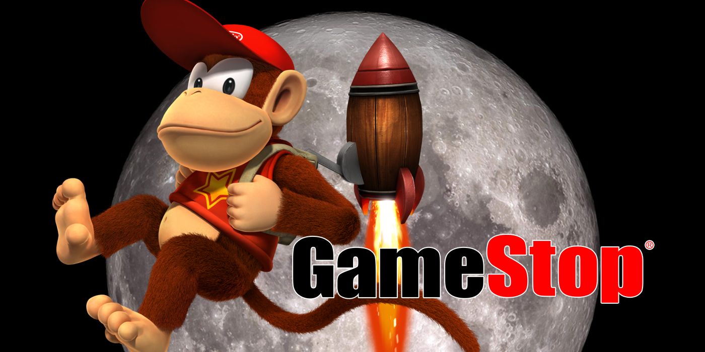 Gamestop Logo Diddy Kong