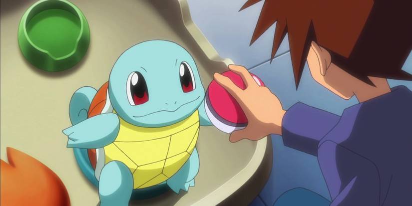 Gary Oak Pokemon Squirtle