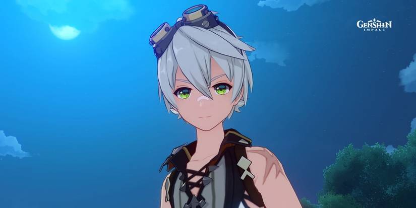 Bennett at night in genshin impact