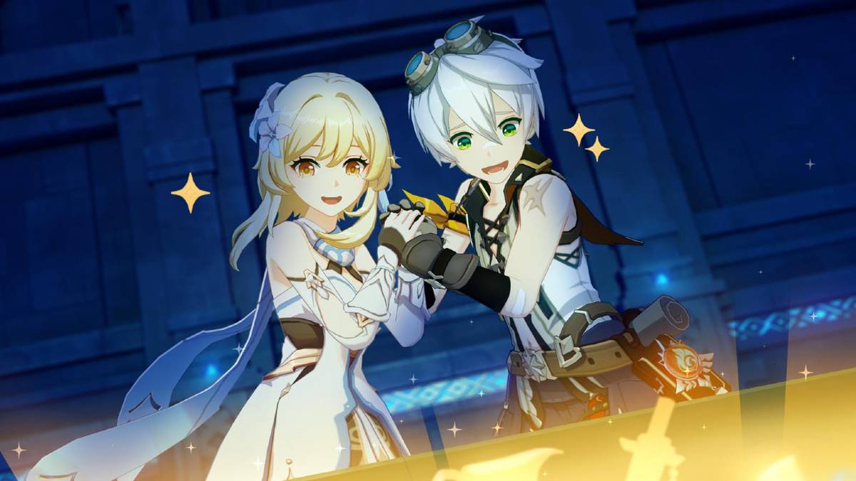 genshin impact traveler and bennett