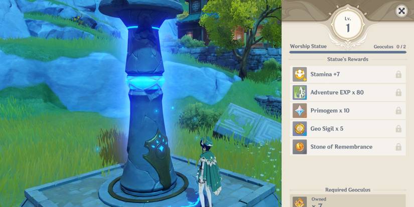 Genshin impact venti using statue of seven for upgrades