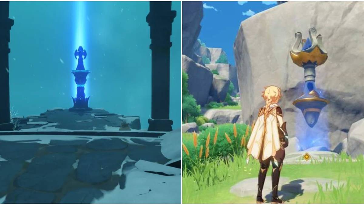 Images of Genshin Impact's Statues of the Seven