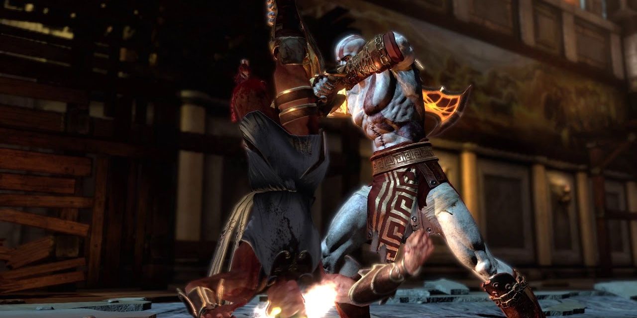 Kratos cut off Hermes' legs to get his boots