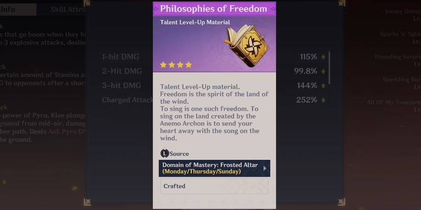 talent ascension material