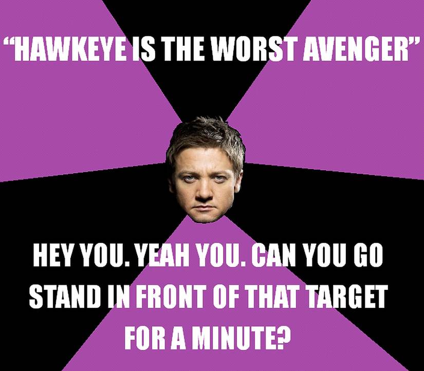 Hawkeye meme