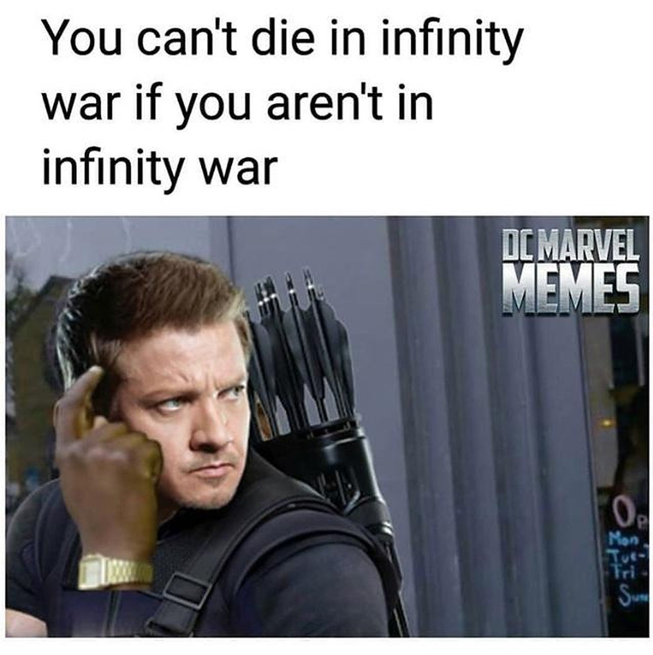Hawkeye meme