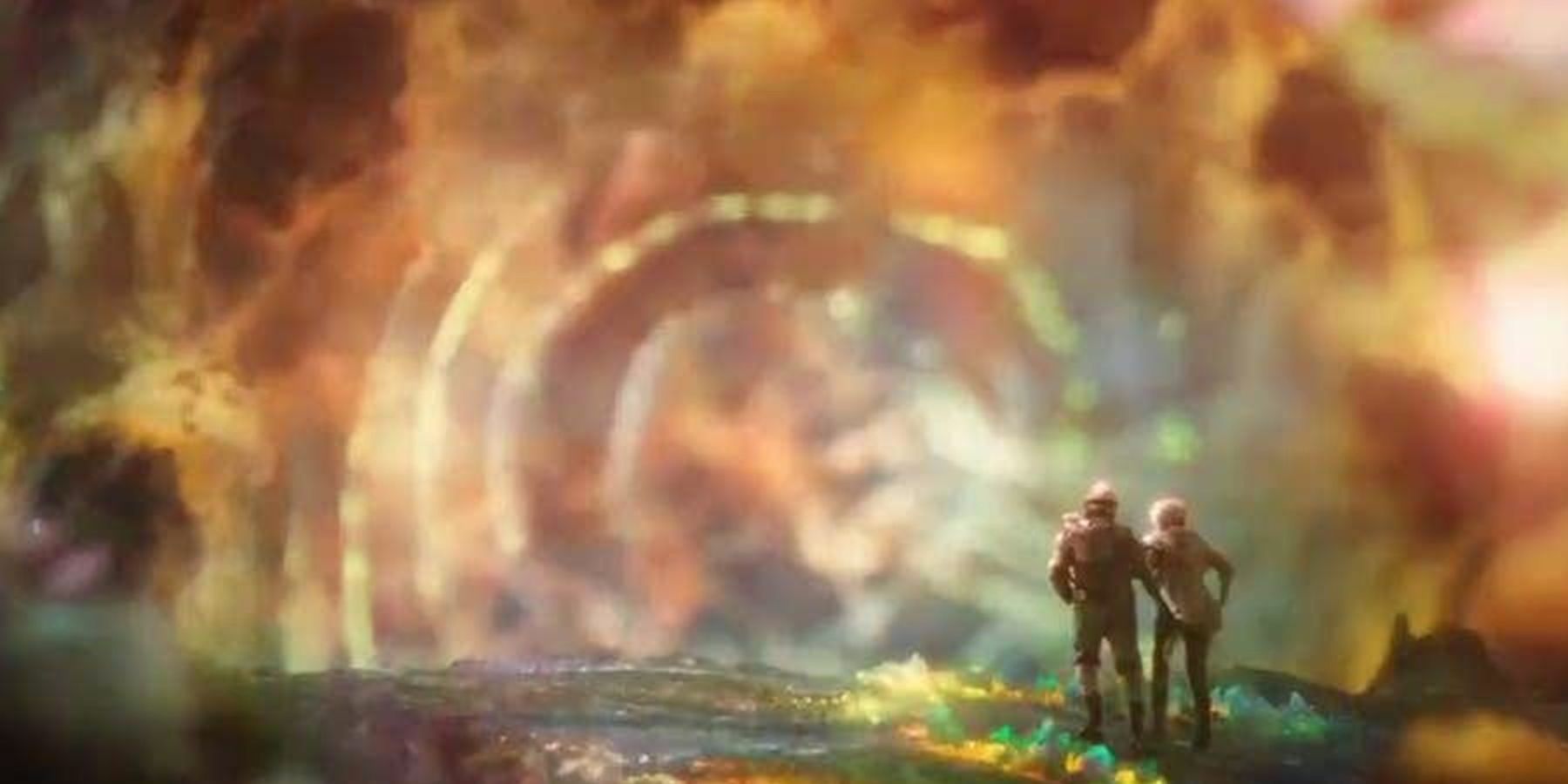 hank and janet in the quantum realm in ant-man and the wasp