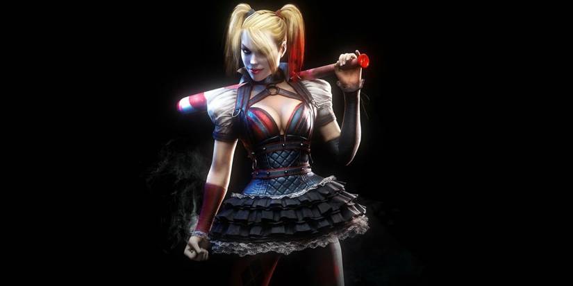 harley quinn character black background