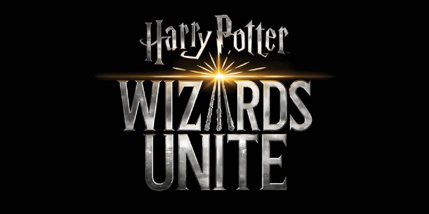 Wizards Unite black logo
