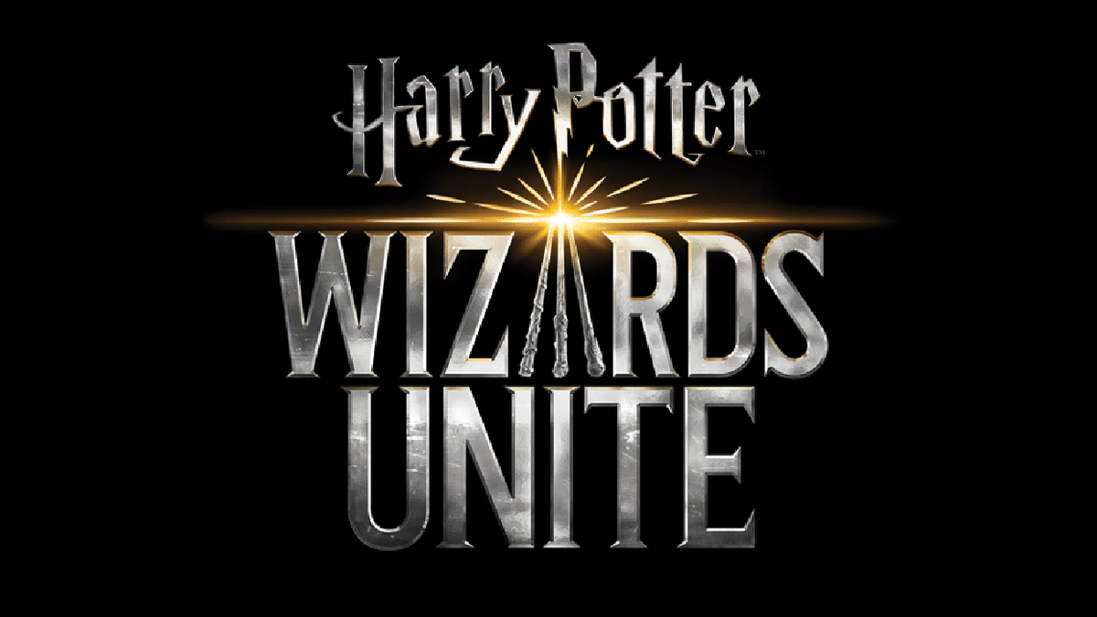 Wizards Unite black logo